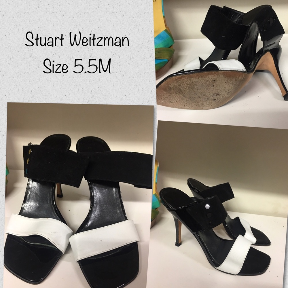 Stuart Weitzman backless heels